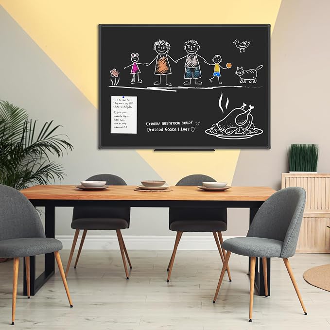 JILoffice Magnetic Chalkboard/Black Board 48 x 36 Inch - Image 4