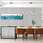 White Wood Slat Wallpaper - Image 3