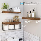 QEEIG Bathroom Shelves Over Toilet - Image 3