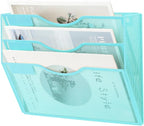 EASEPRES 3 Pocket Mesh Hanging Wall File Organizer, Wall Mounted Mail Paper - Image 7