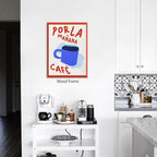 Framed Wall Art Posters Kitchen Por La Mañana Cafe Print Vintage Coffee Artwork - Image 5