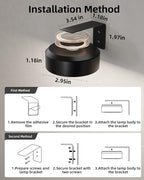 EZVALO Picture Lights for Wall, Rechargeable Battery Magnetic Poster Lights - Image 8