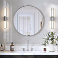 USHOWER Brushed Nickel Bathroom Mirrors by USHOWER