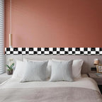 HOMETITUTE Wallpaper Border Peel and Stick Wall Border 4x196 Inch Grunge Black - Image 4
