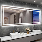 84x32 Inch LED Bathroom Mirror by Wedhouc