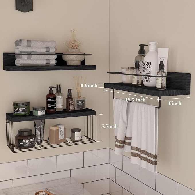PopiShelves Bathroom Shelves Over Toilet - Image 3