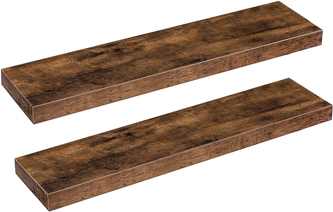 HOOBRO Floating Shelves for Wall, Wall Mounted Shelf Set of 2, 31.5" Hanging by HOOBRO