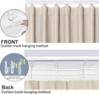 Room Divider Blackout Curtain Track Curtains Wall Dividers Panels Screen - Image 5