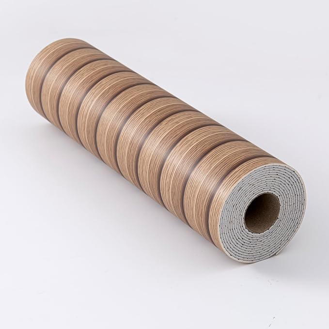 Haimin Wood Grain Slat Wall Panels Peel and Stick Faux Wood Thick Wallpaper - Image 8