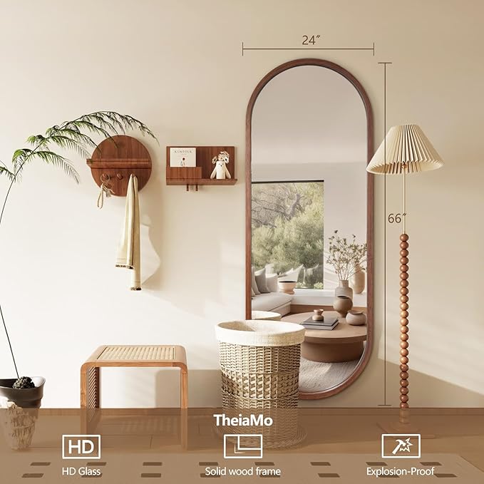 Oval Full Length Mirror, Large Wall Mirrors - Image 3