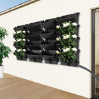 Vertical Wall Planter with 16 Pots, Hanging Garden Plant Flowerpot Holder - Image 9