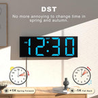 JALL 12'' Large Digital Wall Clock, Big LED Number Dispaly, Night Light - Image 5