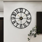 LEIKE Large Wall Clocks, Non Ticking, Battery Operated Big Retro Round Modern - Image 5