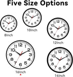 Roymnie Wall Clock Silent Non-Ticking Modern Clock Battery Operated 16 Inch - Image 7