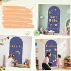 Arch Magnetic Wall Decal 39.3x17.5 Inch Magnetic Chalk Board Sticker Magnet - Image 6