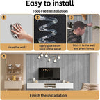RITOLLO 8 Packs Acoustic Panel 47.2"×23.6" Sound Absorbing Slat Wall Panels - Image 7