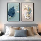 Framed Modern Luxury Wall Art for Bedroom, Large Bright Style Art Prints - Image 2