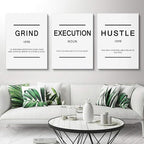Framed Canvas Wall Art Success Quote, Office Wall Art, Positive Motivational - Image 4