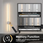 Battery Operated Modern Wall Sconces, Dimmable Wireless Wall Light Set of Two - Image 5