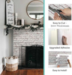 Commomy Faux Brick Peel and Stick Tiles - Image 6