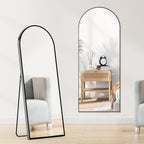 Sweetcrispy 64"x21" Arched Full Length Mirror, Leaning or Standing Full Body - Image 8