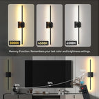 Battery Operated Wall Sconces Set of 2,  8000mAh Rotatable - Image 7