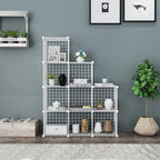 C&AHOME Wire Cube Storage, 9-Cube Organizer Metal, Wire C Grids Storage - Image 5