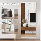 Koonmi 71"x30" Floor Mirror Full Length, Bedroom Floor Body Mirror - Image 3