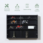 HOMCOM 5-Tier Display Cabinet, Glass Door Cabinet - Image 7