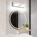 SineRise LED Modern Bathroom Vanity Light Fixtures, Matte White Modern Acrylic - Image 7