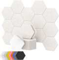 18 Pack High Density Hexagon Acoustic Panels, TONOR 12"x 10"x 0.4" Soundproof by TONOR