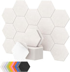 18 Pack High Density Hexagon Acoustic Panels, TONOR 12"x 10"x 0.4" Soundproof by TONOR