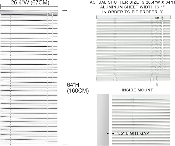 YIIBAII Mini Blinds Suitable Suitable - Image 6