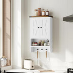 MAHANCRIS Bathroom Wall Cabinet, Farmhouse Medicine Cabinet - Image 6