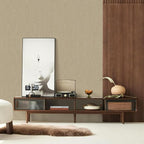 Grasscloth Peel and Stick Wallpaper Beige Brown Textured Wallpaper 15.7inch x - Image 8