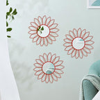 3 Pack Metal Mirrors for Wall Sunburst Wall Mirrors Home Décor Decorative - Image 6