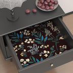 Laatse Vintage Wallpaper Peel and Stick Dark Green Floral Wallpaper 17.5'' x - Image 2