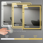 Memobarco Bathroom Mirror, Stepless 3 Colors Temperature & Dimmable, Memory - Image 4