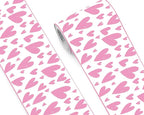 FLFK Pink Heart Wallpaper Border by FLFK
