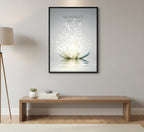 Floating Framed Zen Wall Art, Just Breathe Picture Poster - Image 4