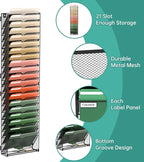 SUPEASY 21 Tier Wall File Organizer, Hanging Wall Mounted Mail Organizer - Image 3