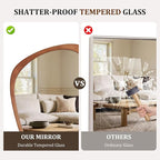 WallBeyond Asymmetrical Mirror, Irregular Wall Mirror, Wall Mirrors Decorative - Image 5