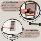 JERDON Wall-Mounted Magnifying Mirror - Image 4