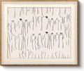 VIYYIEA Framed Wall Art for Living Room, Sketch Canvas Prints, Minimalist Home by VIYYIEAART