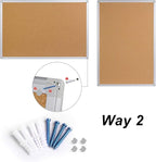 Large Cork Board Bulletin Board 48 x 36, Office Board - Image 7