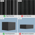 12 Pack Bass Traps Corner Acoustic Foam Corner 7''x7''x12'' Sound Proof Foam - Image 4