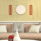 CroBlissful 2 Pcs Modern Mid Century Wall Art Wood Mid Century Elegance Decor - Image 5