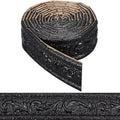 CRASPIRE 90x1.8in Peel Stick Foam Molding Black Baseboard Trim Self Adhesive by CRASPIRE