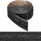 CRASPIRE 90x1.8in Peel Stick Foam Molding Black Baseboard Trim Self Adhesive by CRASPIRE