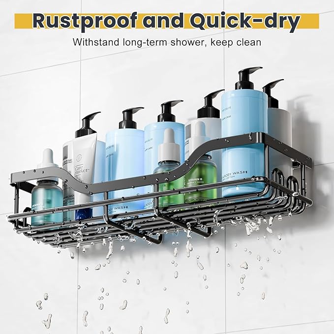 OMAIRA 3-Pack Shower Caddy - Image 5